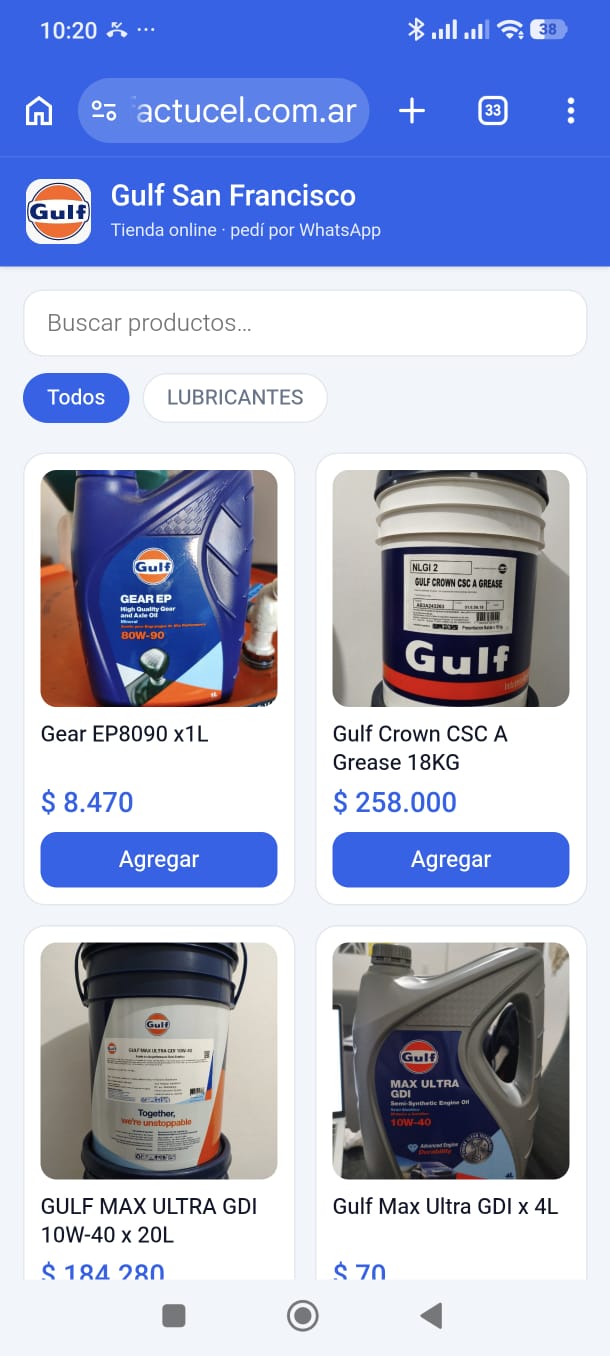 Tienda online Factucel
